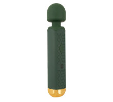 Зеленый wand-вибромассажер Luxurious Wand Massager - 22,2 см. (зеленый)