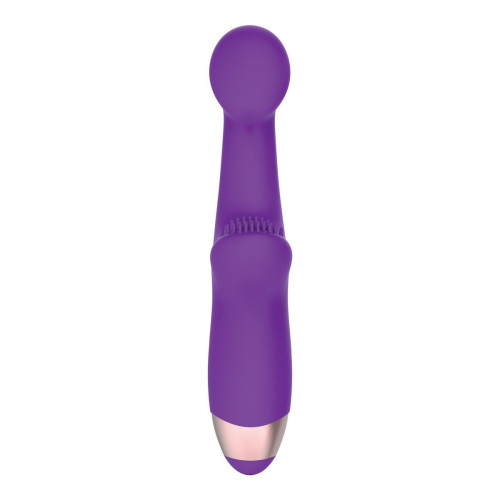 Фиолетовый массажёр для G-точки G-Spot Pleaser - 19 см. (фиолетовый)