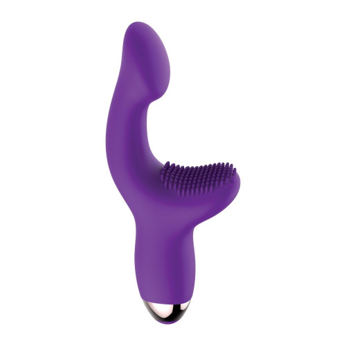 Фиолетовый массажёр для G-точки G-Spot Pleaser - 19 см. (фиолетовый)