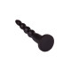 Чёрная анальная ёлочка из 5 звеньев - 20 см. (черный)