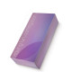 Фиолетовый клиторальный стимулятор Caldo с функцией вибратора - 19 см. (фиолетовый)