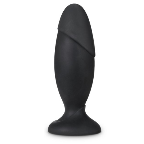 Черная силиконовая пробка Silicone Rocket Plug - 16,5 см. (черный)