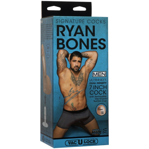 Телесный фаллоимитатор Ryan Bones 7  ULTRASKYN Cock - 18,4 см. (телесный)