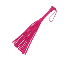 Розовая мини-плеть «Королевский велюр» - 40 см. (розовый)