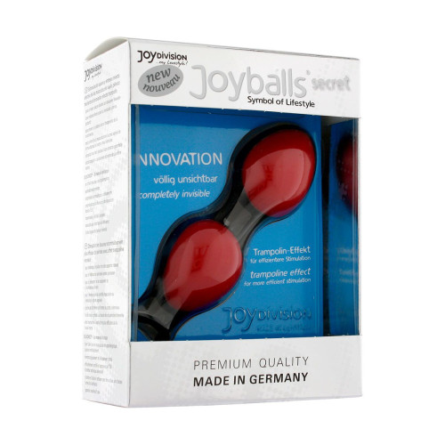 Красные вагинальные шарики Joyballs Secret (красный)