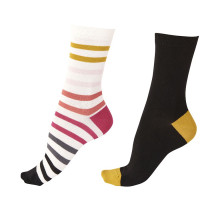 Набор из 2 пар носков из бамбуковой нити (разноцветный|S-M-L)