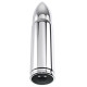 Серебристый вибромассажер-пуля Full Metall Love - 15 см. (серебристый)