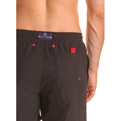 Мужские плавки-шорты с поясом на резинке (черный|XL)