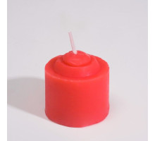 Красная свеча для БДСМ «Роза» из низкотемпературного воска (красный)