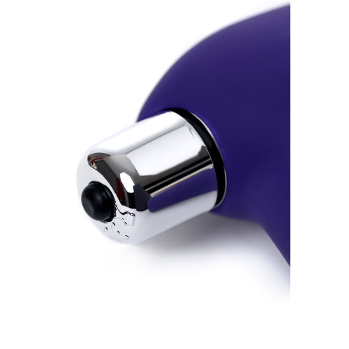 Фиолетовый вибростимулятор простаты Bruman - 12 см. (фиолетовый)