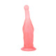 Розовый анальный стимулятор на присоске - 16,5 см. (розовый)