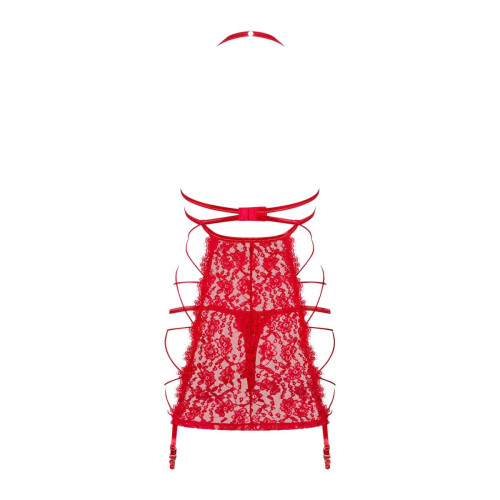Соблазнительная короткая сорочка Rediosa (красный|L-XL)