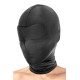Сплошная маска-шлем с имитацией повязки для глаз (черный)