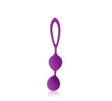 Фиолетовые двойные вагинальные шарики Cosmo (фиолетовый)