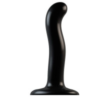 Черный фаллоимитатор-насадка Strap-On-Me P&G spot Dildo size S - 16,4 см. (черный)
