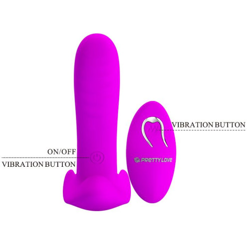 Лиловый мультифункциональный вибратор Remote Control Massager (лиловый)