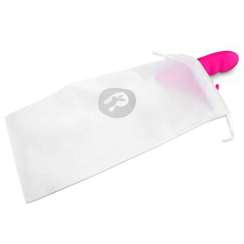 Розовый вибромассажер с клиторальной стимуляцией Clitoral Suction Rabbit - 24,5 см. (розовый)