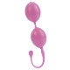 Розовые вагинальные шарики LAmour Premium Weighted Pleasure System (розовый)