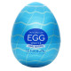 Мастурбатор-яйцо с охлаждающей смазкой EGG Wavy II Cool (нежно-голубой)