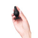 Черная анальная втулка Spade XS - 6,5 см. (черный)