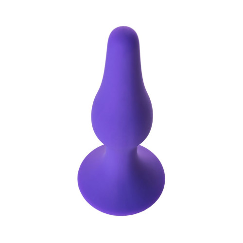 Фиолетовая анальная пробка - 12,5 см. (фиолетовый)