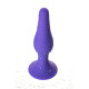 Фиолетовая анальная пробка - 12,5 см. (фиолетовый)