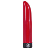 Красный вибратор Ladyfinger - 13 см. (красный)