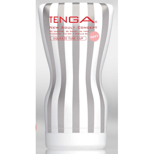 Мастурбатор TENGA Squeeze Tube Cup Soft (белый)