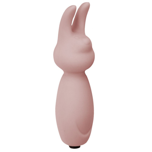 Розовый мини-вибратор с ушками Emotions Funny Bunny Light pink (розовый)