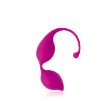 Ярко-розовые фигурные вагинальные шарики Cosmo (ярко-розовый)