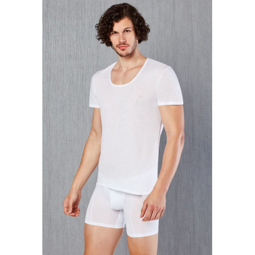 Мужская футболка свободного покроя Doreanse Cotton Premium (темно-синий|XXL)