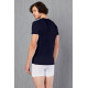 Мужская футболка свободного покроя Doreanse Cotton Premium (темно-синий|XL)