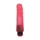 Гелевый вибромассажёр в форме фаллоса - 17,5 см. (розовый)