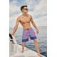 Мужские шорты для плавания с ярким принтом Doreanse Bora Bora (сливовый|S)