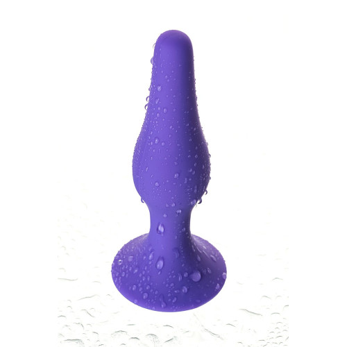 Фиолетовая анальная пробка - 11,3 см. (фиолетовый)