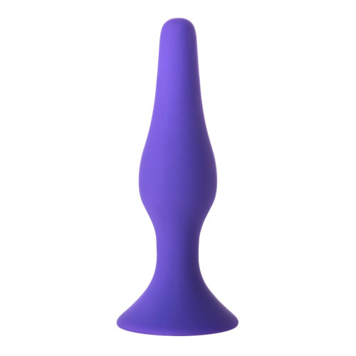 Фиолетовая анальная пробка - 11,3 см. (фиолетовый)