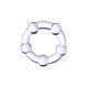 Фиолетовое эрекционное кольцо A-Toys (фиолетовый)
