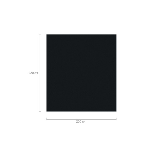 Черная простыня для секса из ПВХ - 220 х 200 см. (черный)
