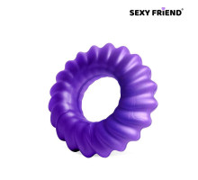 Фиолетовое фигурное эрекционное кольцо (фиолетовый)