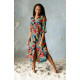 Платье-туника Dominica с ярким принтом (разноцветный|L)