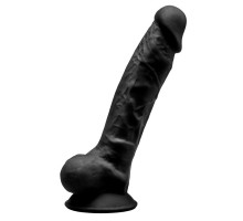 Черный фаллоимитатор на присоске MODEL 1 - 17,5 см. (черный)