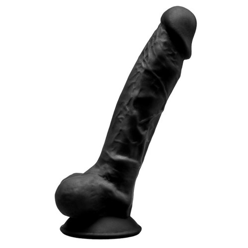 Черный фаллоимитатор на присоске MODEL 1 - 17,5 см. (черный)