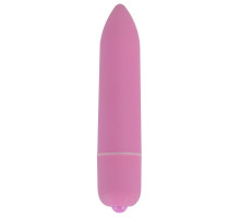 Розовая удлинённая вибропуля Power Bullet Pink - 8,3 см. (розовый)