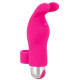 Розовая пулька-насадка на палец Finger Bunny - 8,25 см. (розовый)