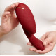 Бордовый стимулятор Womanizer DUO с вагинальным отростком (бордовый)