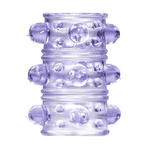 Фиолетовая насадка на пенис Rings Armour (фиолетовый)