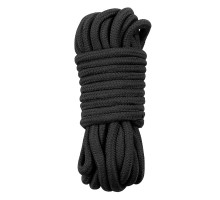 Черная верёвка для любовных игр - 10 м. (черный)