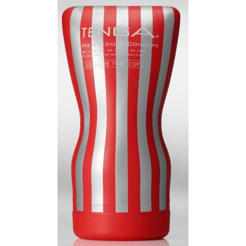 Мастурбатор TENGA Squeeze Tube Cup (красный)