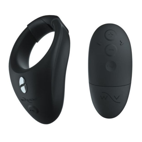 Черное эрекционное кольцо для ношения We-Vibe Bond (черный)