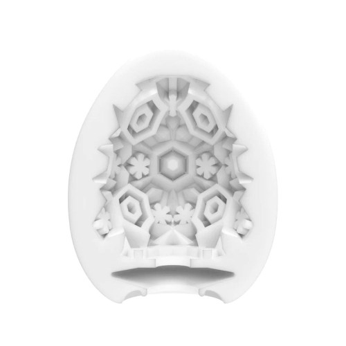 Мастурбатор-яйцо Snow Crystal (прозрачный)